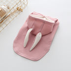 Small dog knitted sweater rabbit ears costume