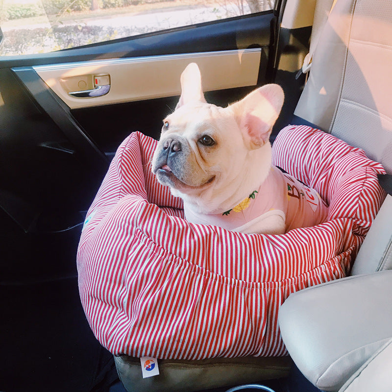 Travel car seat small dog Schnauzer cushion dog Main image