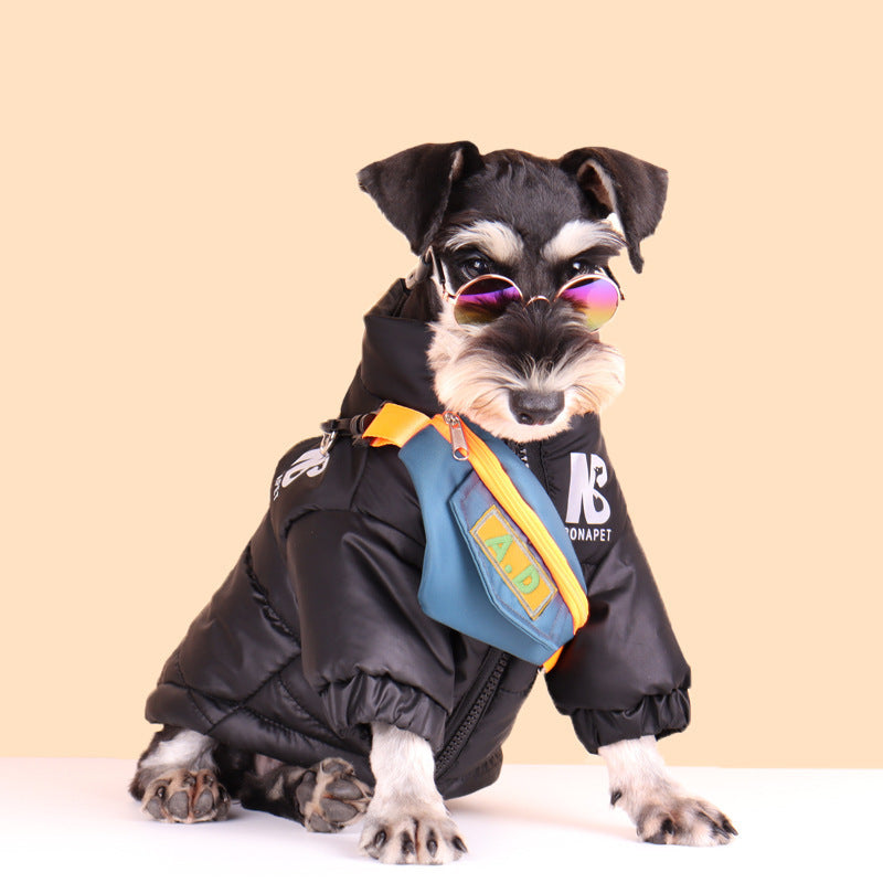 Fashion Dog Cotton Clothes Pet Reflective Autumn And Winter Warm Trendy Brand Jacket Main image