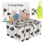 Biodegradable Dog Poop Bags with Dispenser – Eco-Friendly EPI+HDPE Waste Bags, Leak-Proof Continuous Roll Design (Multiple Pack Options)