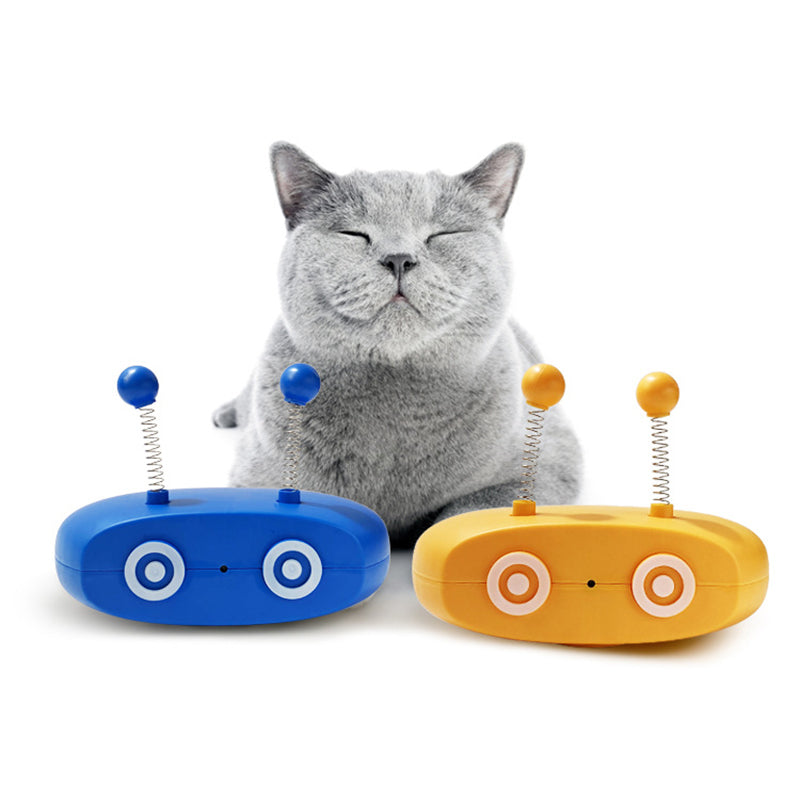 Electric Robot Laser Cat Toy USB Charging Feather