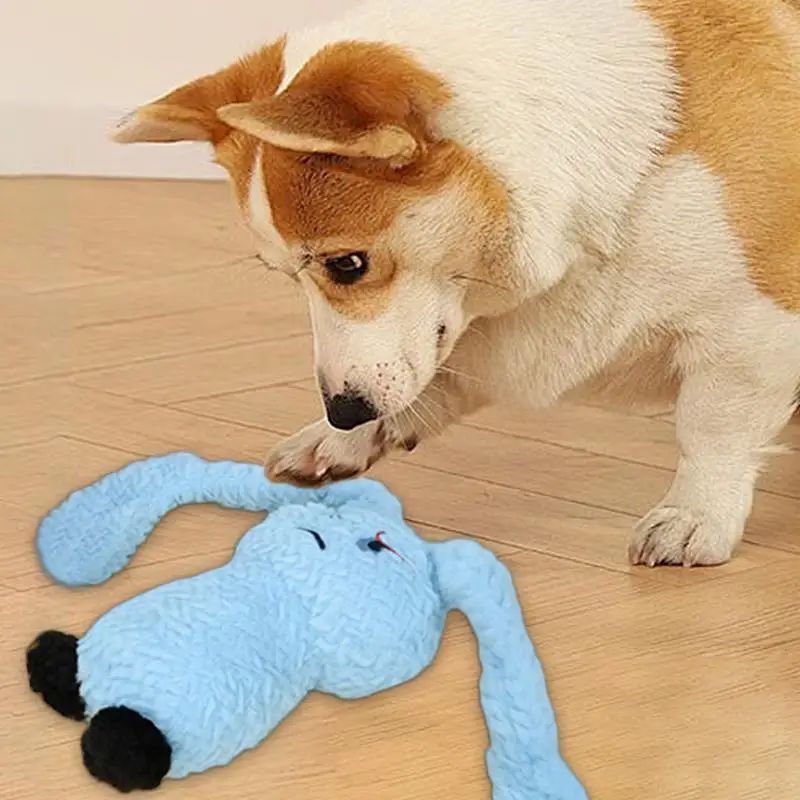Dog Teething Toys Bunny Squeaky Pet