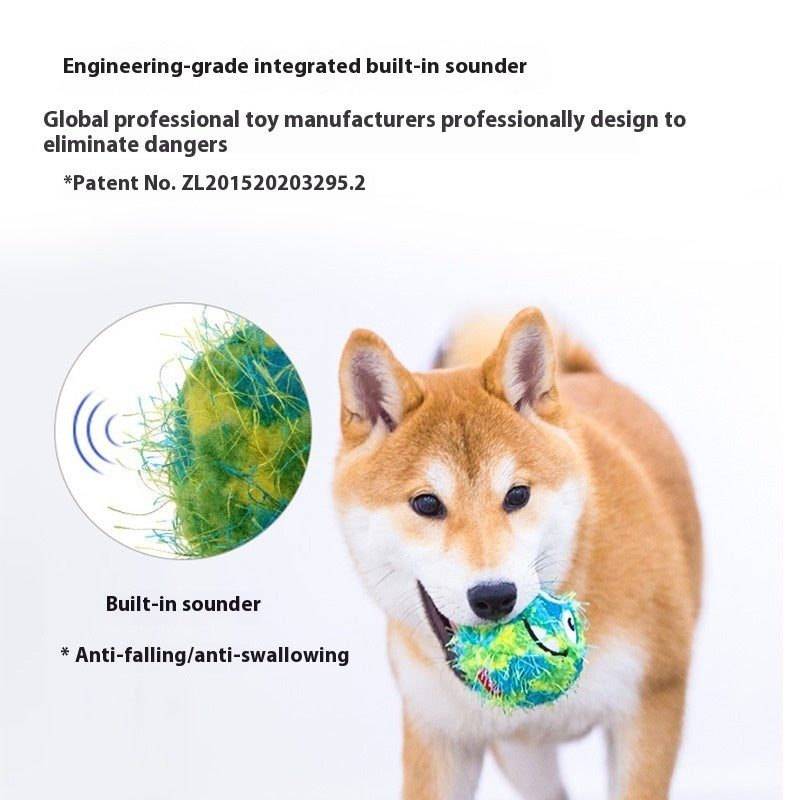 Plush Sound Molar Long Lasting Dog Toy Ball Main image