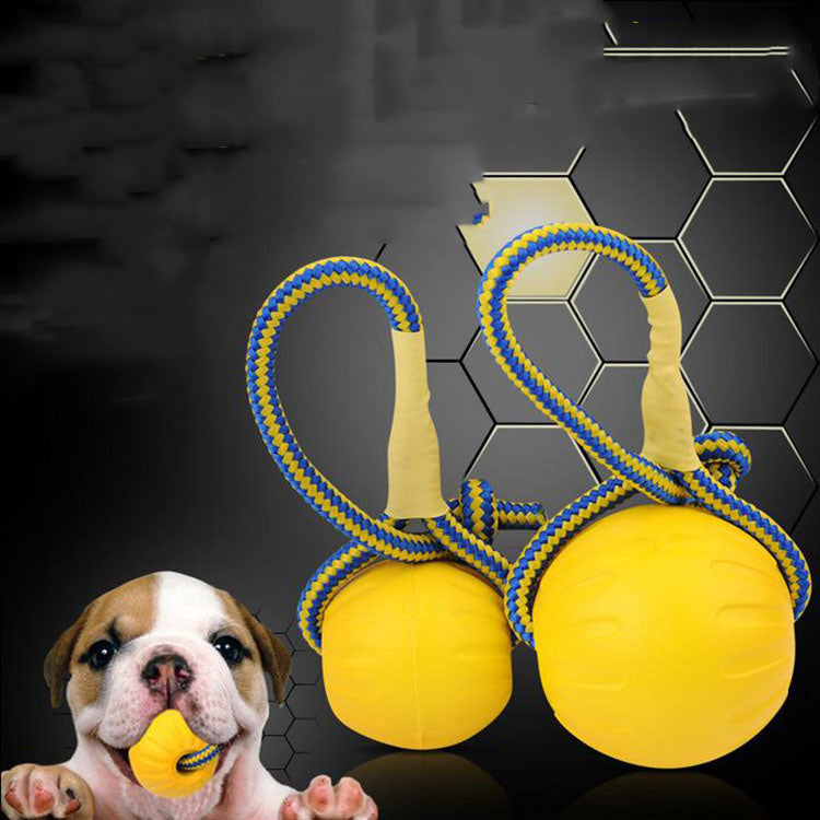 EVA Floating Pet Dog Training  Ball Puppy Bite Resistant Ball With Rope Pet Training Ball Chew Toys For Pet Supplies Main image
