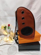 Leather pet carry backpack capsule