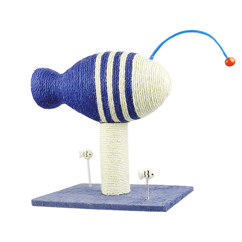 Sisal Flying Fish Grinder Pet Large Vertical Toy