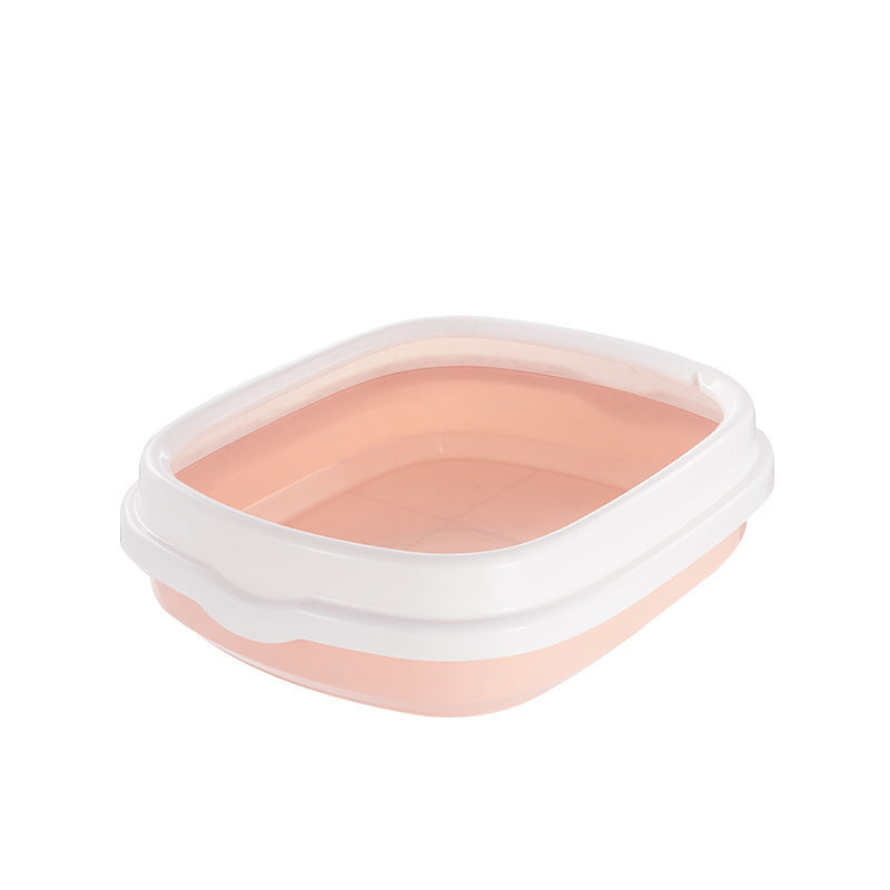 High Quality Cat Litter Box with Scoop – Anti-Splash Pet Toilet for Cats & Small Dogs, Durable Plastic Design