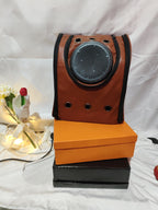 Leather pet carry backpack capsule