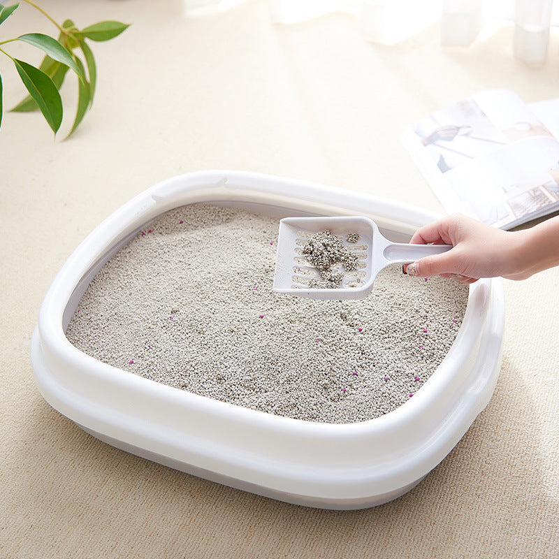High Quality Cat Litter Box with Scoop – Anti-Splash Pet Toilet for Cats & Small Dogs, Durable Plastic Design