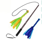Telescopic Funny Dog Stick Cat Teaser Pet Training Rod