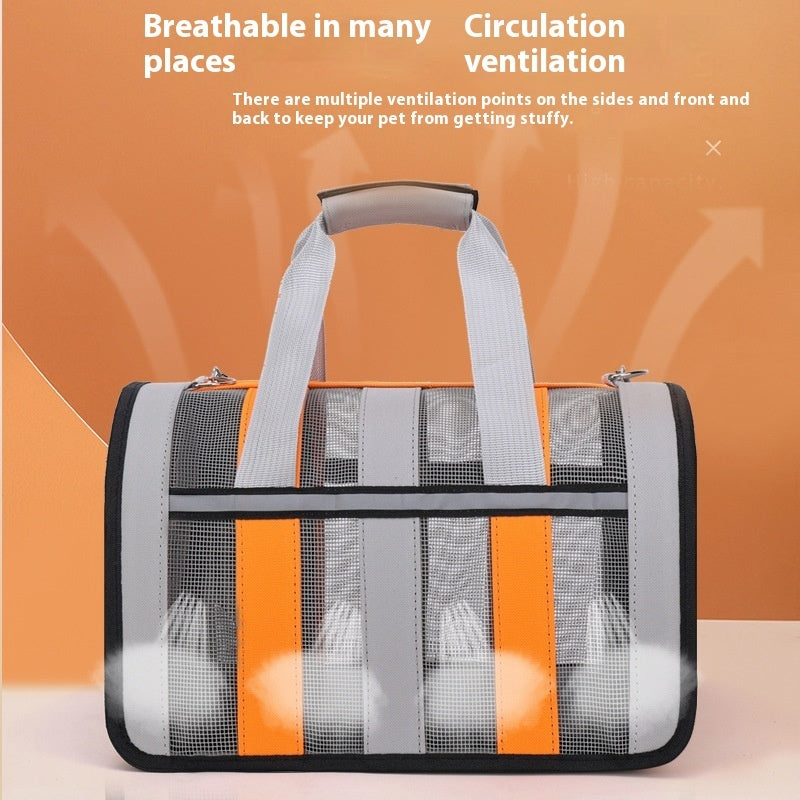 Outdoor Portable Crossbody Portable Pet Cat Bag Secondary image