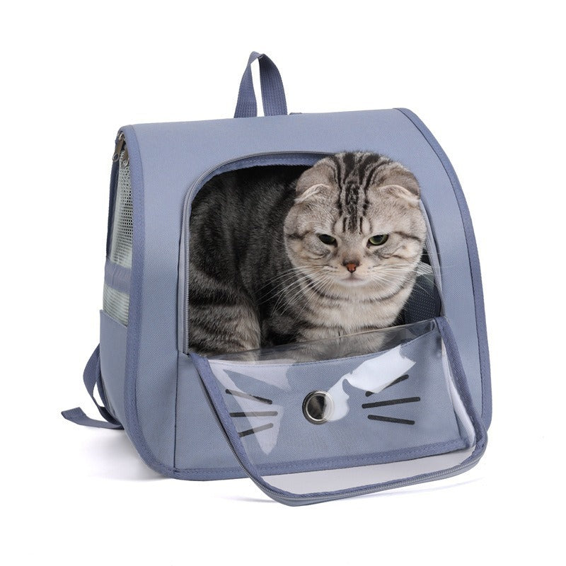 Pet Cat Carrier Bag Cat Backpack Outdoor Breathable Portable Shoulders Bag For Cats Small Dogs Transport Carrier Main image