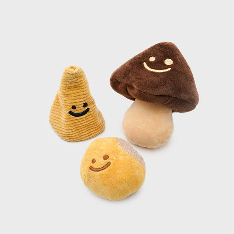 Mushroom Tibetan Food Vocal Toy Set Dog Main image