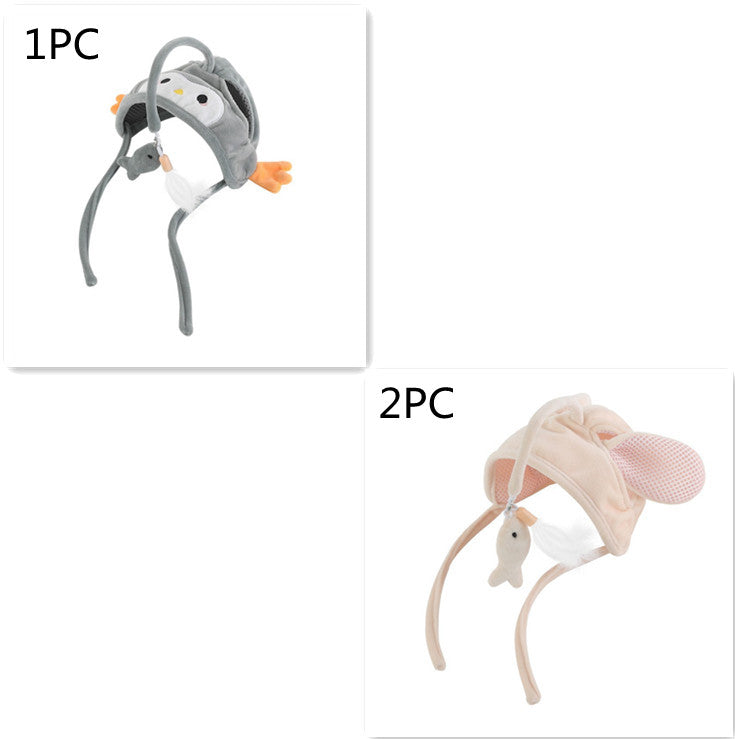 New Head Wearing Feather Funny Cat Stick Funny Cat