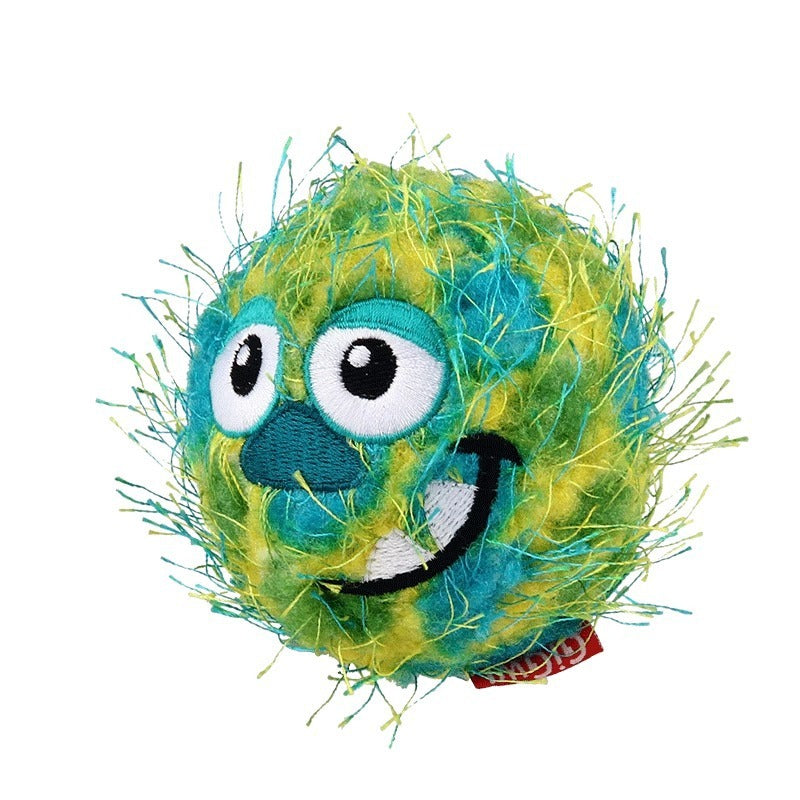 Plush Sound Molar Long Lasting Dog Toy Ball