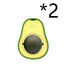 Avocado catnip toy in fun avocado shape designed for interactive cat play.