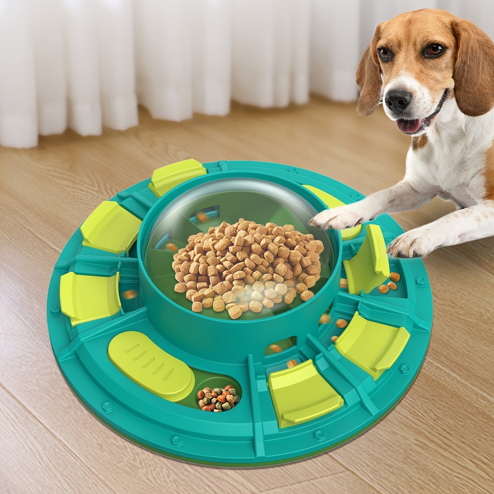 Interactive Dog Puzzle Toy For IQ Improvement And Slow Feeding Suitable For All Sizes Pets Nutritious Diet-Friendly Non-Electric Plastic Pets Game Pet Products Main image