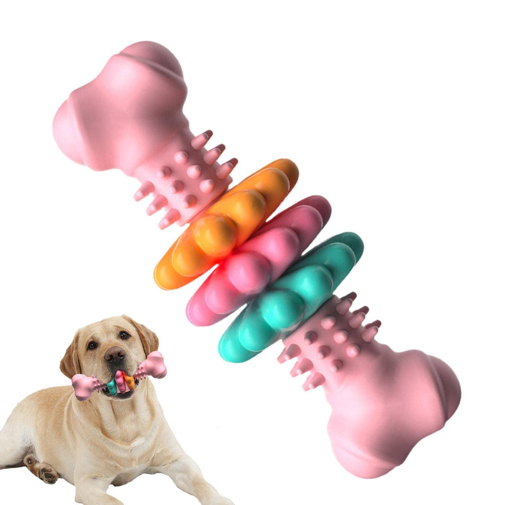 Dog Chew Toy Dog Bone Type Dogs Teeth Cleaning Toys Indestructible 