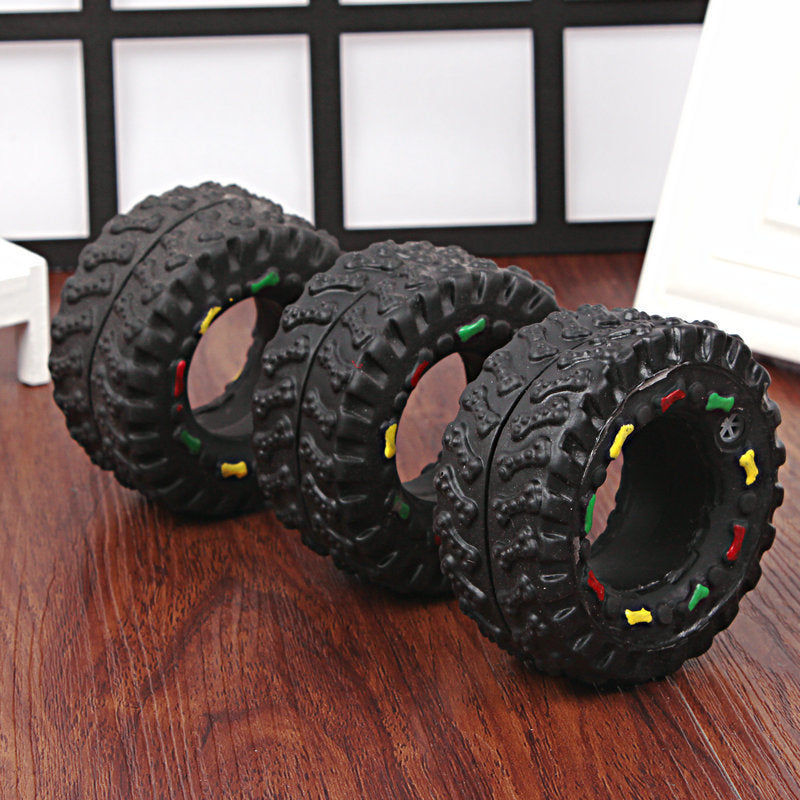 Small Tire Pet Vocalizations Glue Dog Toys Secondary image