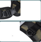 Outdoor Large Dog Backpack – Adjustable Oxford Cloth Travel Harness Pack for Hiking, Camping & Training (Black | Green | Yellow | Camouflage | Gray | Blue)