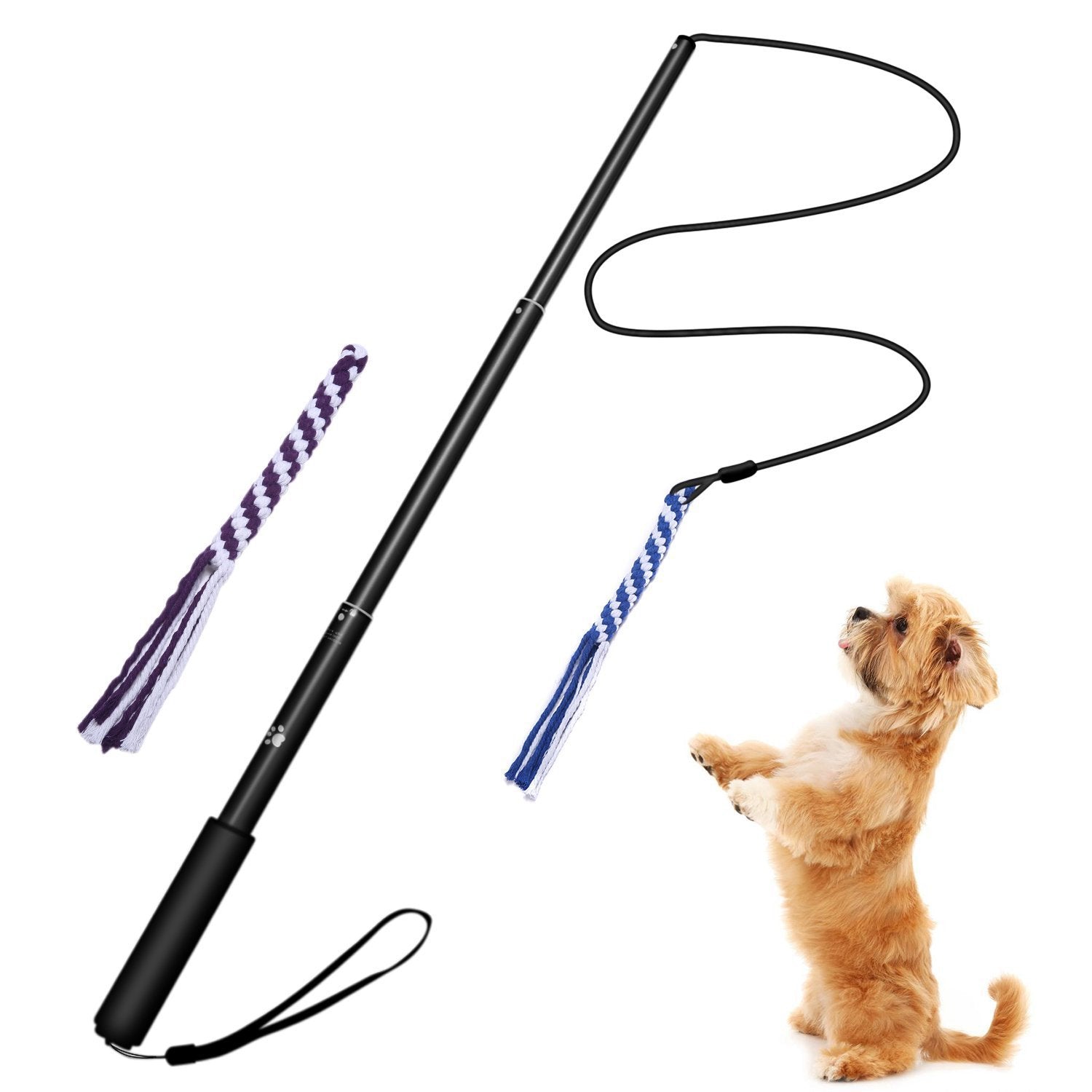Telescopic Funny Dog Stick Cat Teaser Pet Training Rod Secondary image