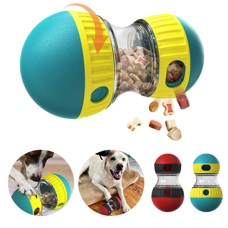 Food Dispensing Dog Toy Tumbler Leaky Food Ball Puzzle Toys Interactive Slowly Feeding Protect Stomach Increase Intelligence Pets Toy Pet Products Secondary image