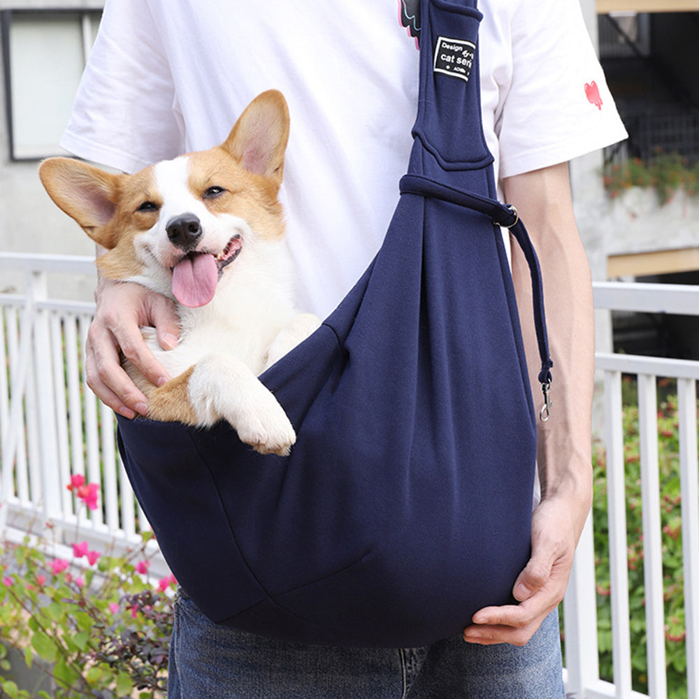 Pet Puppy Carrier Bag Cats Outdoor Travel Dog Subway Bus Shoulder Crossbody Bag Cotton Comfort Single Sling Handbag Tote Pouch Pet Carrier For Travel - Comfortable Single Shoulder Dog And Cat Bag Main image