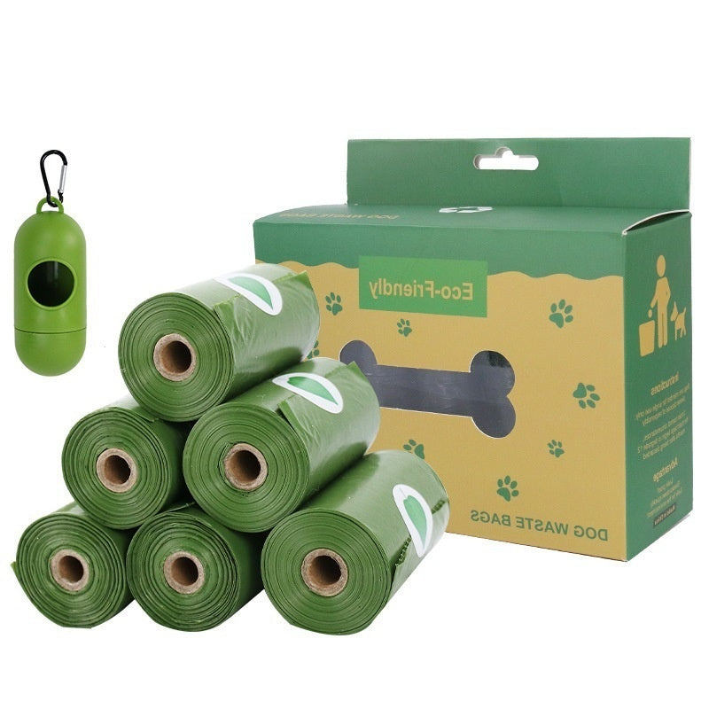 Pet Supplies Fragrance Degradable Pet Garbage Bag Pet Stool Bag Boxed With Dispenser Main image