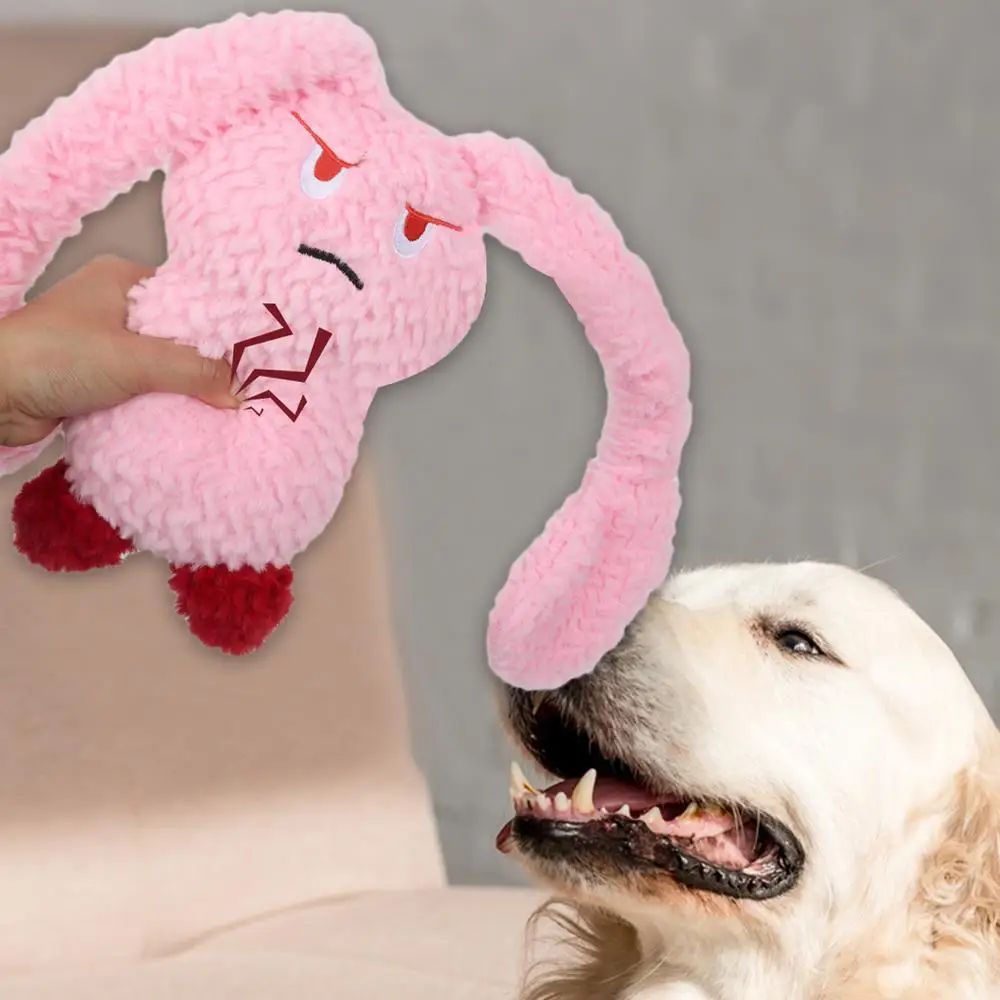 Dog Teething Toys Bunny Squeaky Pet