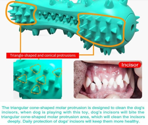 Pet Dog Cleaning Chew Toys For Aggressive Dogs Rubber Molar Stick Dog Oral Teeth Secondary image