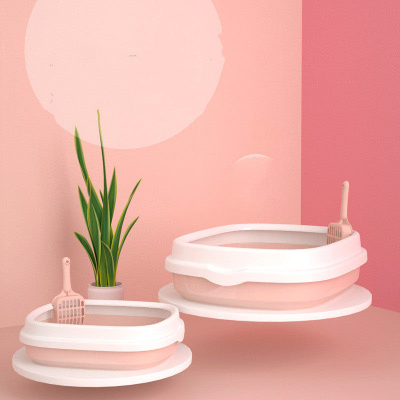 High Quality Cat Litter Box with Scoop – Anti-Splash Pet Toilet for Cats & Small Dogs, Durable Plastic Design Secondary image