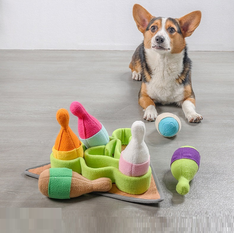 Pet Puzzle Play Tibetan Food Sports Training Bowling Toys Main image