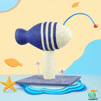 Sisal Flying Fish Grinder Pet Large Vertical Toy