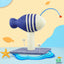 Sisal Flying Fish Grinder Pet Large Vertical Toy