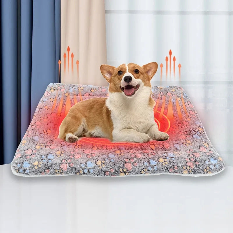 Pets Dog Bed Mat Crate Pad Soft Pet Bed Washable Crate Mat For Large Medium Small Dogs Reversible Fleece Dog Crate Kennel Mat Cat Bed Liner Super Soft Fluffy Premium Fleece Pet Blanket Secondary image