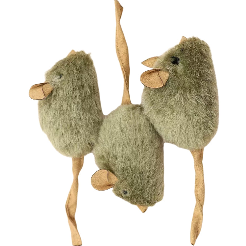 Funny Plush Mice Cat Toy Simulation Mouse Kitten