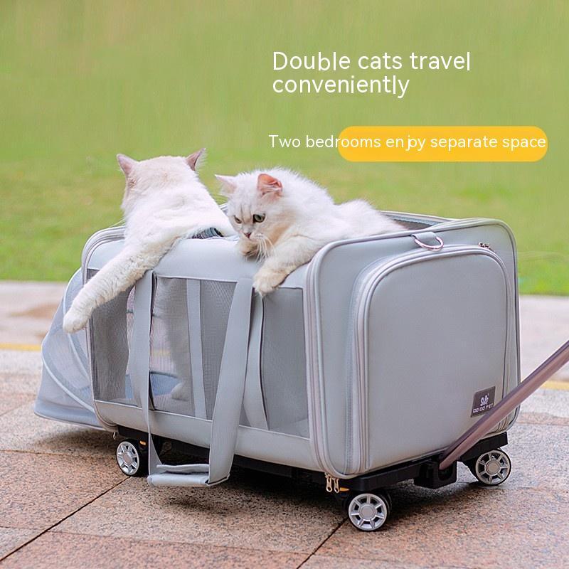 Large Pet Trolley Bag Cat Main image