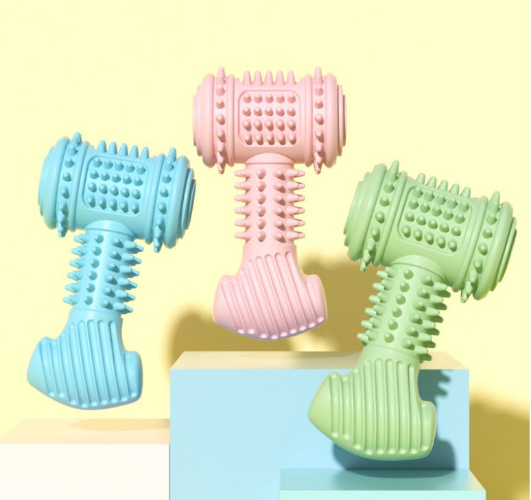 Dog Chew Toy Dogs Teeth Cleaning Toys Indestructible TPR Chewing 