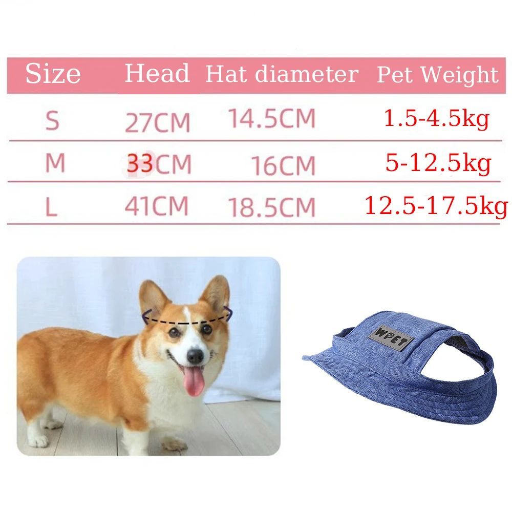 Pet Hat With Ear Holes For Medium