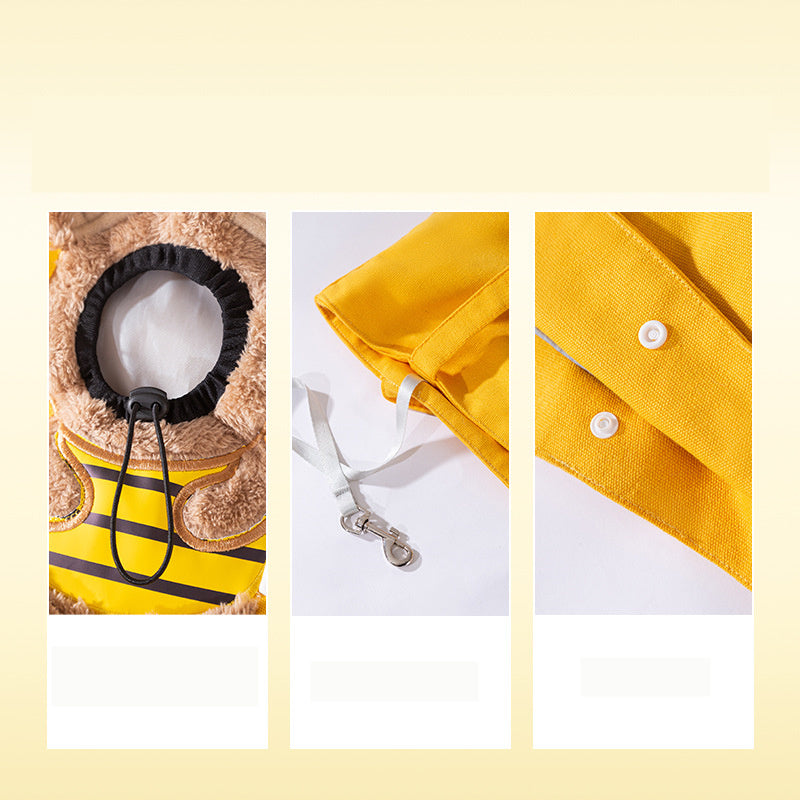 Bee Out Cute Canvas Pet Bag Secondary image