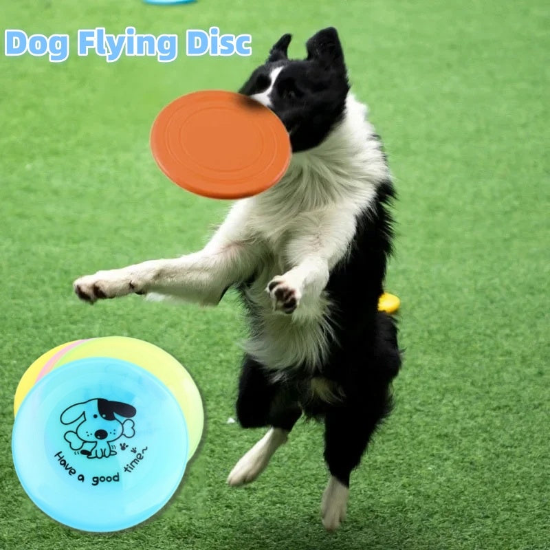 Silicone Flying Saucer Funny Pets Dog Cat Toy Dog Game Flying Discs Resistant Chew Puppy Training Interactive Pet Supplies Main image