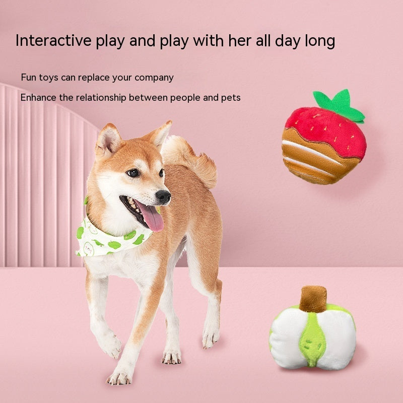 Strawberry Chocolate Dog Toy Pet Products Main image