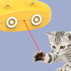 Electric Robot Laser Cat Toy USB Charging Feather