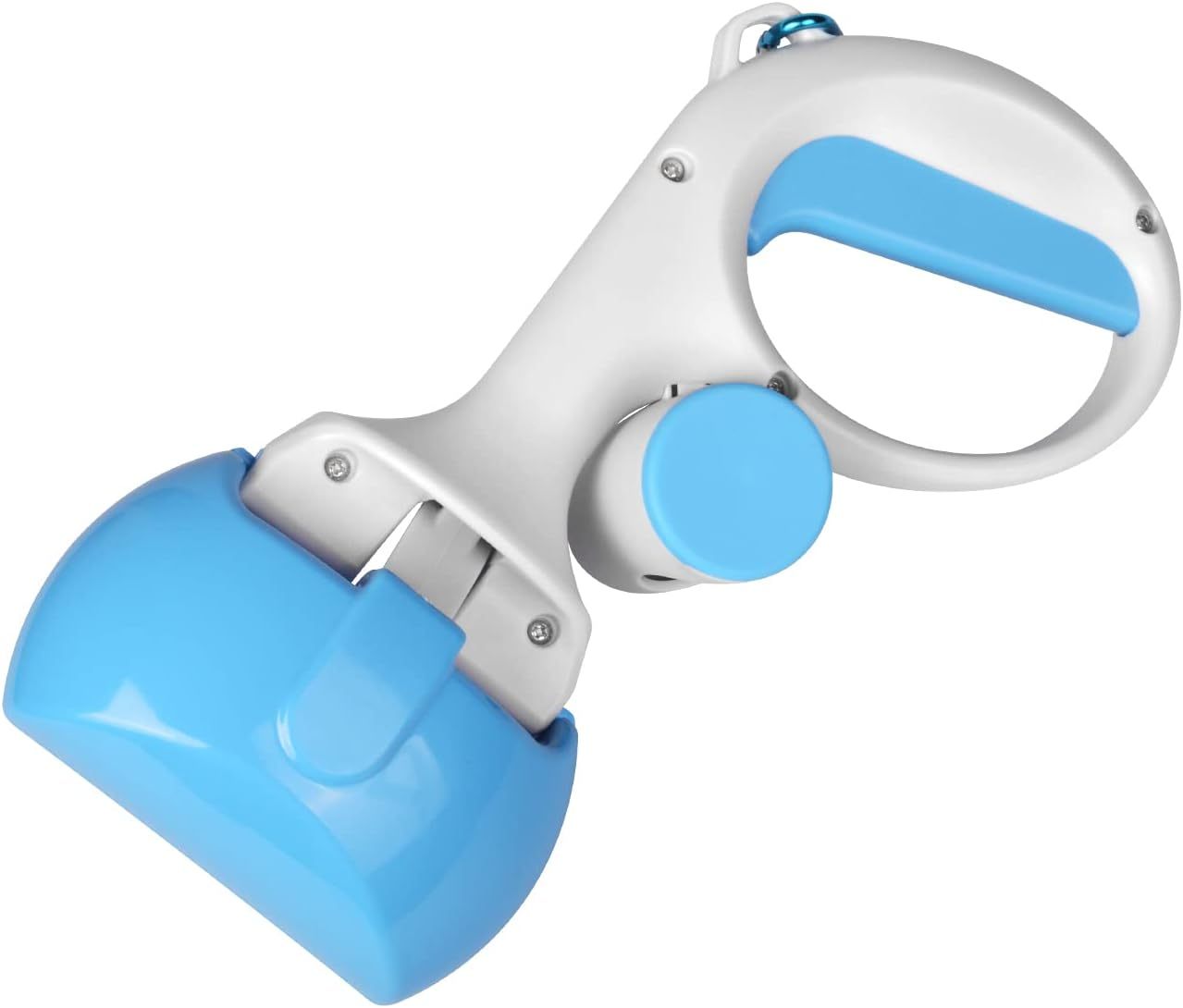 Pet Pooper Scooper For Dogs And Cats With Trash Bags Holder Non-Breakable High Strength Material Poop Scooper For Easy Grass And Gravel Pick Up Including A Roll Of Trash Bag Main image