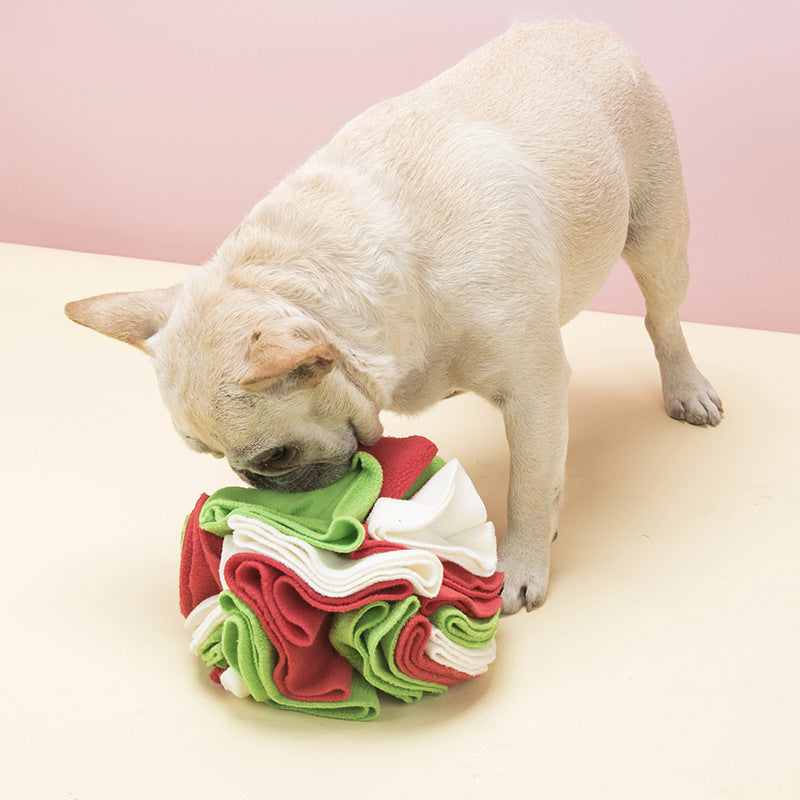 Dog Sniffing Training Blanket Snuffle Ball Mat Detachable Pads Puzzle Toy Pet Supplies For Dogs Cats Main image