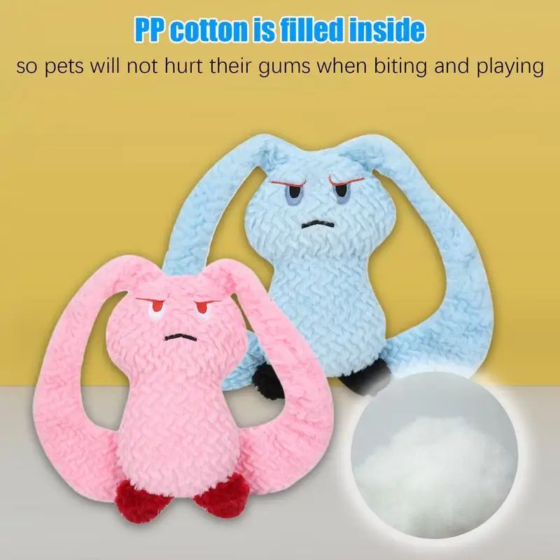 Dog Teething Toys Bunny Squeaky Pet