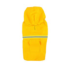 Dog Raincoat,Waterproof Dog Rain Jacket With Safety Reflective Stripe,Hooded Slicker Dachshund Doggy Dog Poncho With Leash For Dogs And Puppies